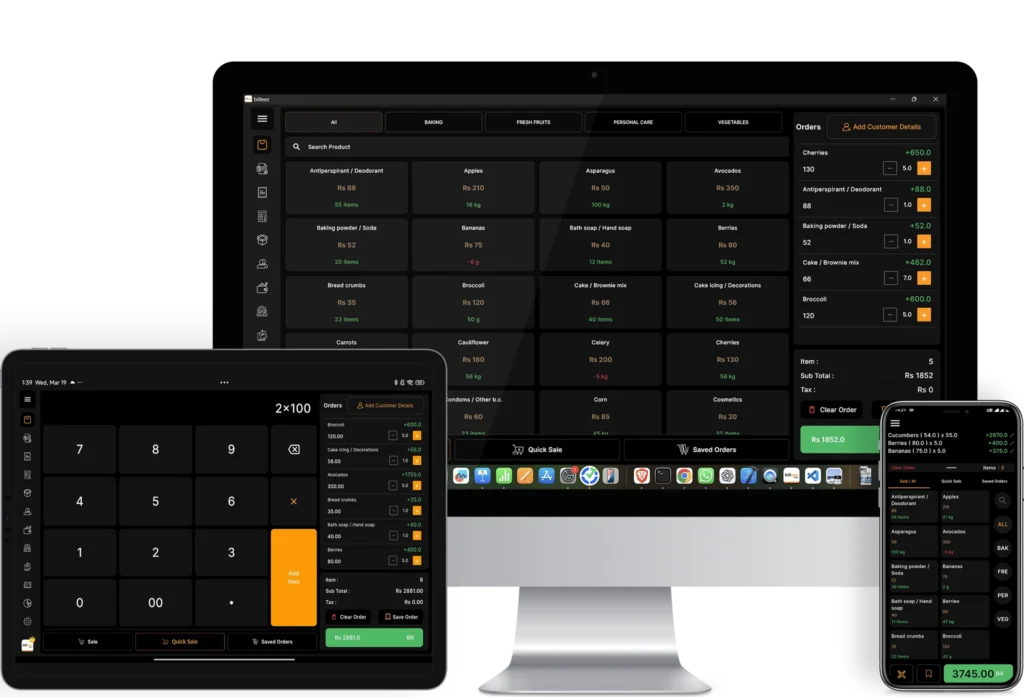 Billeez POS PC version